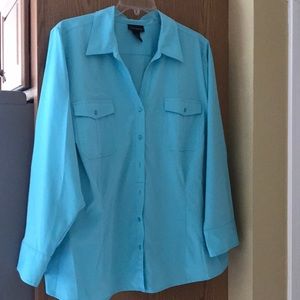 Women’s long sleeve blouse. Lane Bryant.